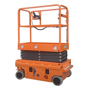 Mobile Scissor Lift Manufacturer - Hot Selling 300kg Mini Hydraulic Self-propelled Adjustable Lifting & Rotating