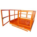 Scissor Lift Table Manufacturer - Mobile 8000kg Load Capacity 200mm Electric with Guard Rail