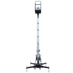 Portable Construction Lift Manufacturer - CE Certified UNW Diesel 6M 7.5M Wheel Lift Hoist