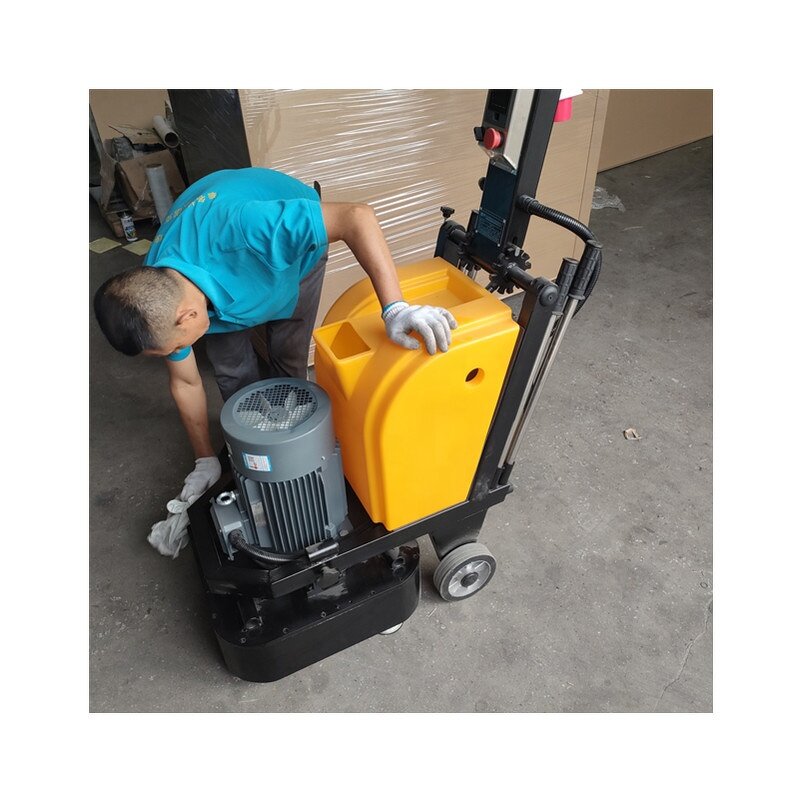 Concrete Floor Grinder - Hand Held Grinding with Propane Vacuum
