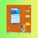 Ice Cream Vending Machine - Qr Code Coin Changer Xy