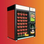 Pizza Vending Machine - Touch Screen Coin Credit Card Reader with SDK