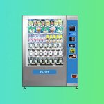 Coffee Vending Machine - Customized Sticker Bean Espresso Avatar