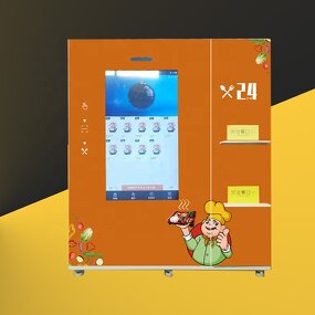Pizza Vending Machine - Touch Screen Coin Credit Card Reader with SDK