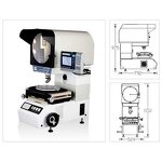 Optical Profile Projector - Factory Precise Contour Gauge Video Measuring