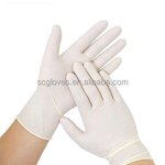 Latex Gloves Manufacturer - Medium Disposable 100-Glove Box for Home Use Kitchen Food Powder Personal Safety Protection