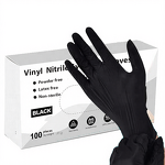 Nitrile Gloves Manufacturer - 100-Piece Disposable Powder Latex Free for Home Cleaning & Beauty Salon in Box