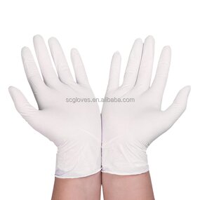 Latex Gloves Manufacturer - Manufacturer Powder-Free Anti-Slip Touch Screen White 100/Box for Food Tattoo