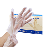 TPE Gloves Manufacturer - 2023 Custom Blue Disposable Medium for Kids Home Wash Cleaning Summer Winter Use