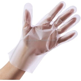 TPE Plastic Gloves Manufacturer - Hybrid Eco-Friendly Custom Pink Transparent Black Disposable Food Grade for Home Use