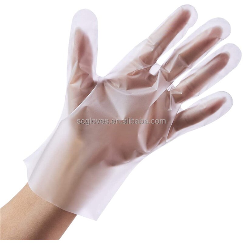 TPE Plastic Gloves Manufacturer - Hybrid Eco-Friendly Custom Pink Transparent Black Disposable Food Grade for Home Use