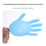 Nitrile Gloves Manufacturer - Disposable High Elastic Synthetic Protective with Qualification Export