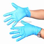 TPE Plastic Gloves Manufacturer - Transparent Blue Pet 100 Piece Box Anti-impact Anti-Static Anti-Slip Home Clean PE
