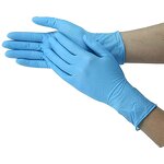Nitrile Gloves Manufacturer - 2024 Latest Disposable Medium Blue Powder-Free Food Grade for Catering