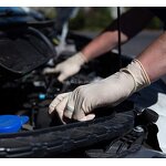 Latex Gloves Manufacturer - Medium Disposable 100-Glove Box for Home Use Kitchen Food Powder Personal Safety Protection