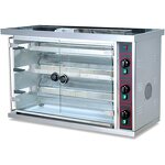 Chicken Rotisserie Machine - Commercial Electric Rotary Grill Rack for Restaurant
