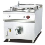 Tilting Braising Pan - Stainless Steel LPG Commercial Kitchen for Hotel Restaurant