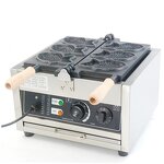 Fish Cake Machine - Gas Open Mouth Taiyaki Maker Ice Cream Cone Waffle