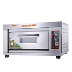 Pizza Bread Oven - Single Deck Electric Bakery with 1 Tray for Home Professional