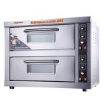 Pizza Bread Oven - Single Deck Electric Bakery with 1 Tray for Home Professional