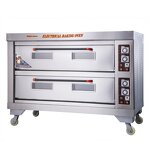 Pizza Bread Oven - Single Deck Electric Bakery with 1 Tray for Home Professional