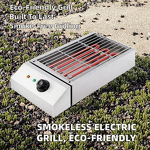 Electric Grill - Commercial Environmentally Friendly Smokeless Stainless Steel Barbecue 2.5KW