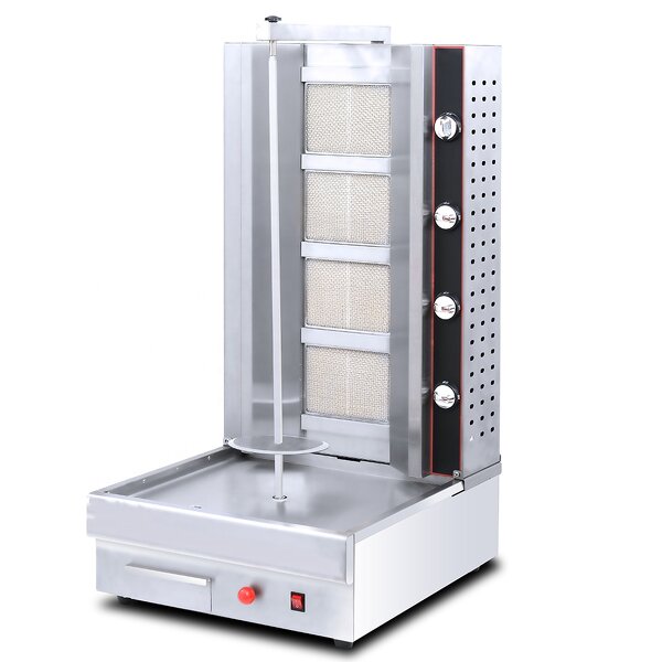 Gas Shawarma Grill - 4 Burner Chicken Shawarma for Sale