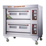 Gas Bread Baking Oven - Factory Price High Performance Double Deck