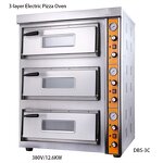 Gas Baking Oven - Luxury 2-Layer 4-Trays