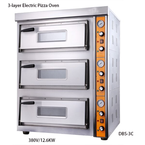 Gas Baking Oven - Luxury 2-Layer 4-Trays