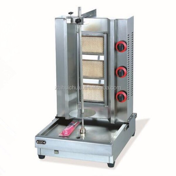 Gas Shawarma Machine - 3 Burners LPG/4 Burners