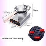 Egg Bubble Waffle Maker - Professional Ice Cream Egg Hong Kong Waffle