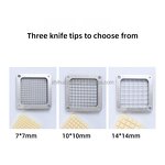 Potato Slicer - Twist Spiral Cutter Twister Fries Machine for Snack Shops