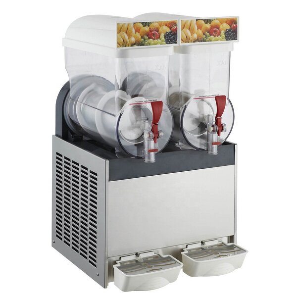 Slush Machine - Table Top Two Tanks Commercial Ice Slushy Making