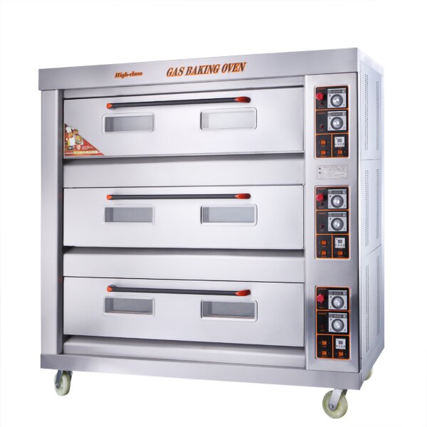 Gas Oven - 3 Decks 6 Trays Commercial Sale