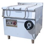 Tilting Braising Pan - Stainless Steel LPG Commercial Kitchen for Hotel Restaurant