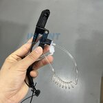 Acoustic Tube Headphones Manufacturer - Black Wired Earphones for XPR3500 XPR3500E XPR3300 XPR3300E DP2400 DP2400E DP2600E