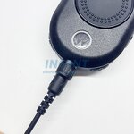Audio Mic Kit Manufacturer - 2-Wire Acoustic Tube Coil Earbud Compatible with Multi-PIN Mo-to-ro-la CLP446 CLP1040 CLP108