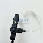 Earpiece Manufacturer - Acoustic Clear Tube with Lapel Ptt Microphone for ST7000 Series Two Way Radio