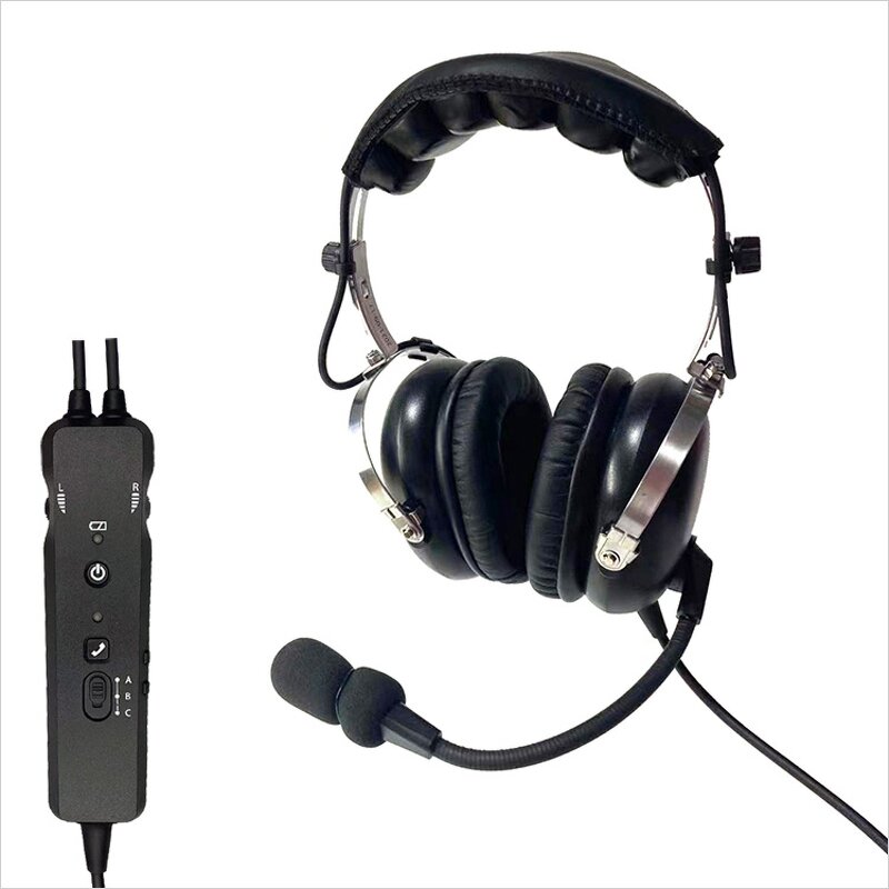 Aviation Headset Manufacturer - Pilot Bluetooth With Active Noise Reduction Multiple Colors Available