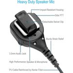 Speaker Mic Manufacturer - for Kenwood Radios NX-5400 TK-2180 TK-3180 TK-5220 TK-5320 TK-290 TK-390 Shoulder Microphone