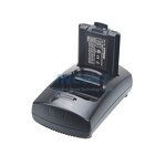 Desktop Charger Manufacturer - Pengisi Daya 1 + 1 Stasiun Pengisian Dengan Adaptor AC 100-240V Untuk Sepura STP8000 SEP8040