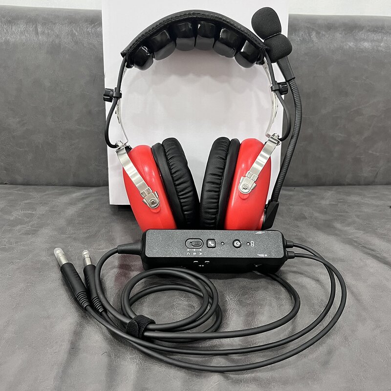 Aviation Headset Manufacturer - Professional General PJ-55 and PJ-68 Dual Plug Pilot Noise Reduction