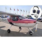 Aviation Headset Manufacturer - Professional General PJ-55 and PJ-68 Dual Plug Pilot Noise Reduction