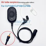 Audio Mic Kit Manufacturer - 2-Wire Acoustic Tube Coil Earbud Compatible with Multi-PIN Mo-to-ro-la CLP446 CLP1040 CLP108