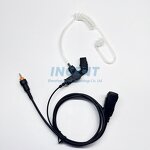 Audio Mic Kit Manufacturer - 2-Wire Acoustic Tube Coil Earbud Compatible with Multi-PIN Mo-to-ro-la CLP446 CLP1040 CLP108