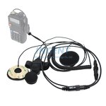 Helm Headset Manufacturer - 2 Pin PTT with Microphone for Kenwood BAOFENG Radio Two Directions Walkie Talkie