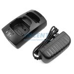 Power Charger Manufacturer - Desktop 1 + 1 with AC 100-240V Adaptor for Sepura STP8000 STP9000 STP9100 STP9200 SC20