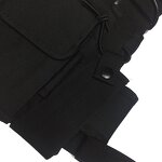 Tactical Vest Manufacturer - Chest Bag Radio Holster Holder Work Vest Rig for Two Way Radio Walkie Talkie