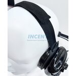 Two Way Radio Headset Manufacturer - with Noise Cancelling Microphone & Big Around PTT Icom ID-52A ID-52E Plug XLR 5 Pin Jack